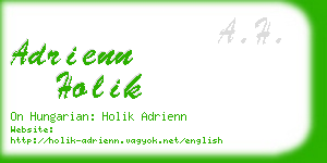 adrienn holik business card